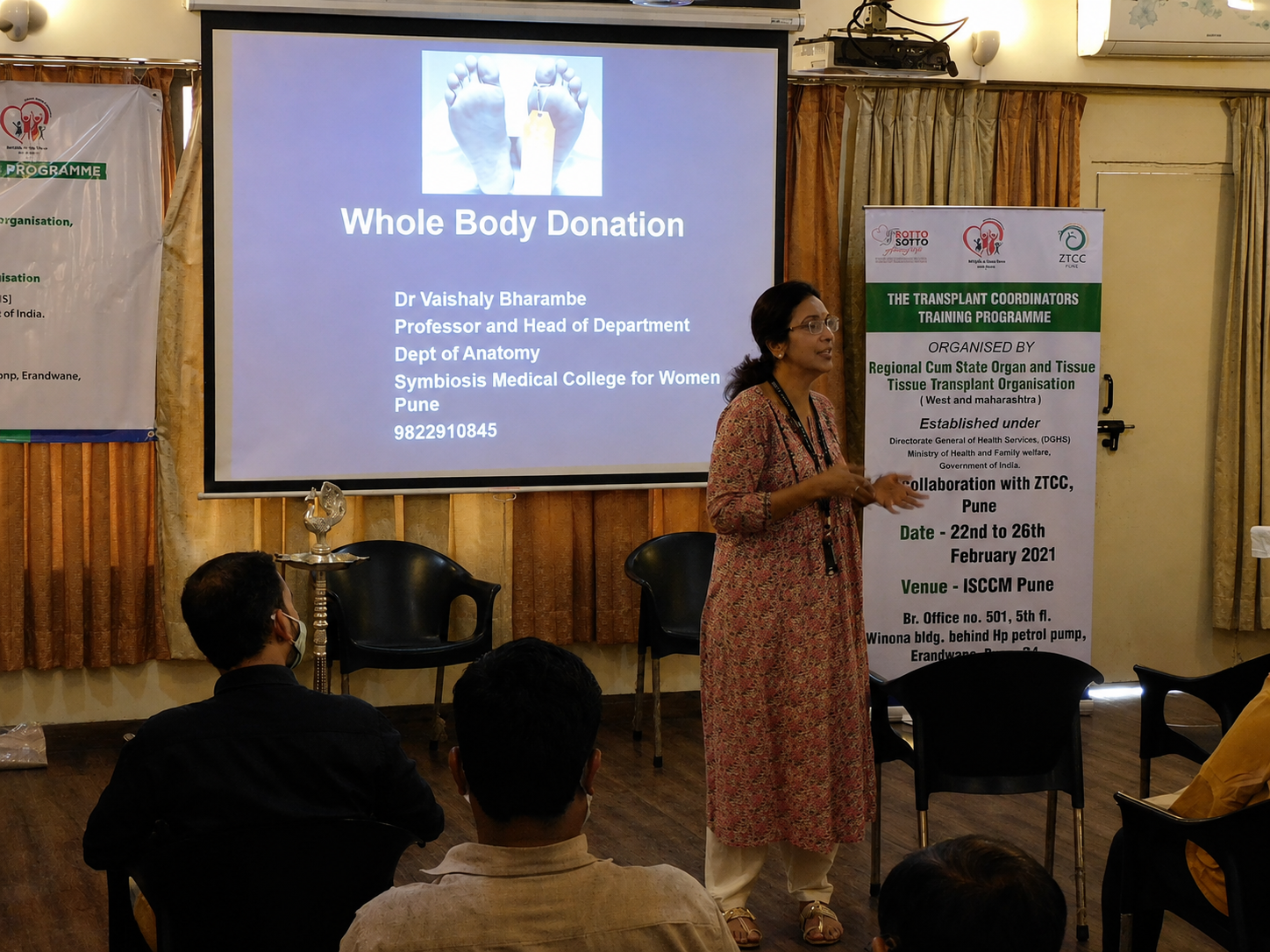 Dr. Vaishaly Bharambe conducting a training programme